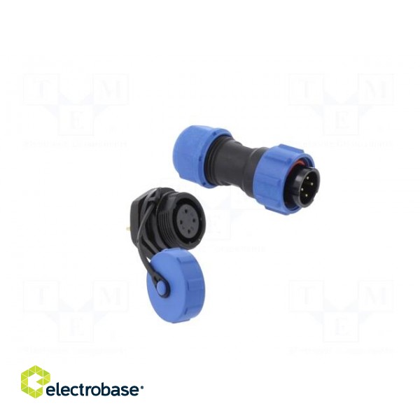 Connector: circular | male + female | PIN: 4 | 3A | IP67 | 500V image 8