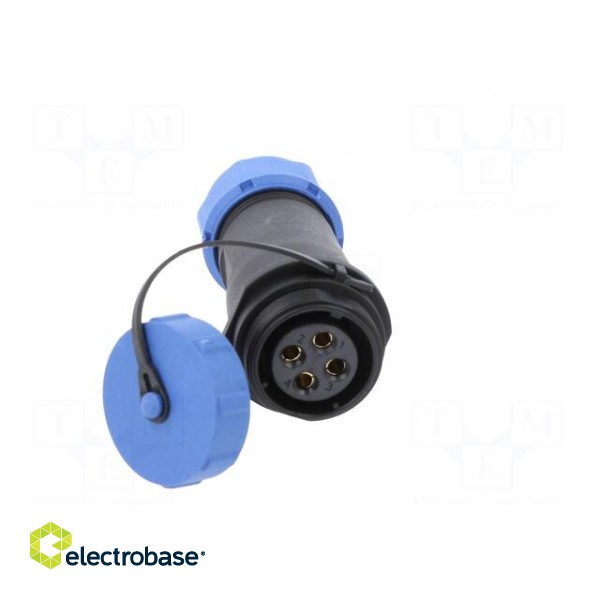 Connector: circular | male + female | PIN: 4 | 3A | IP67 | 500V image 9