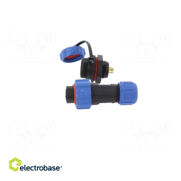 Connector: circular | male + female | PIN: 4 | 5A | IP67 | 500V image 3