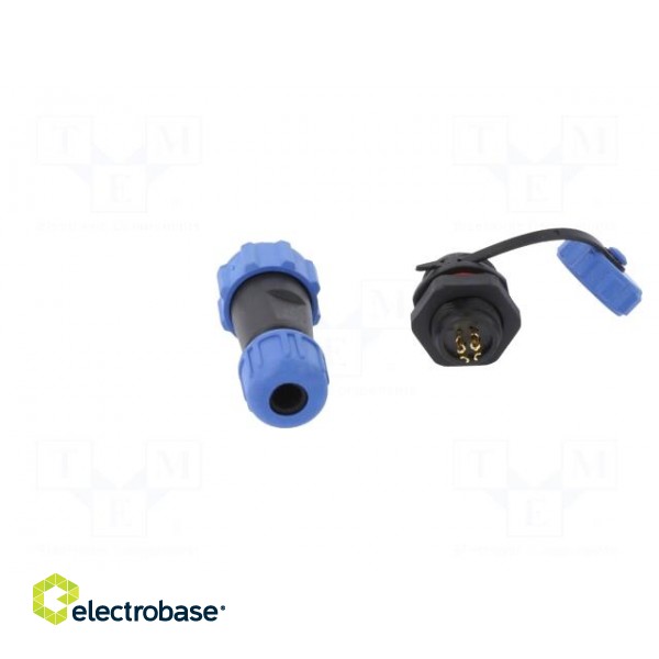 Connector: circular | male + female | PIN: 4 | 5A | IP67 | 500V image 5