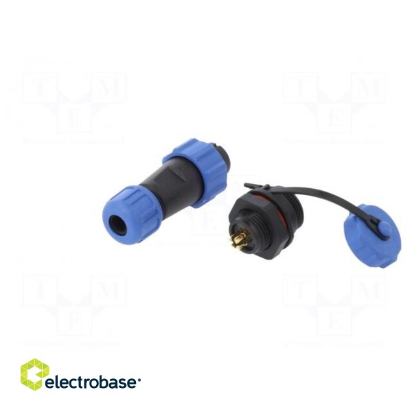 Connector: circular | male + female | PIN: 4 | 5A | IP67 | 500V image 6