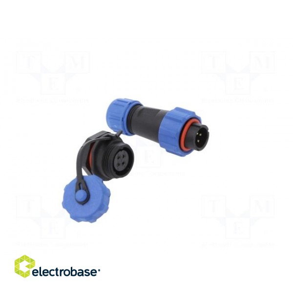 Connector: circular | male + female | PIN: 4 | 5A | IP67 | 500V image 8
