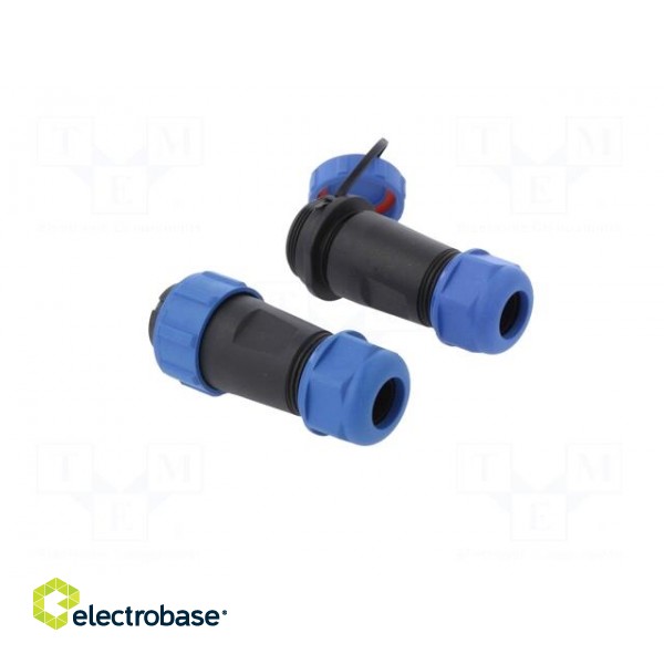 Connector: circular | male + female | PIN: 5 | 3A | IP67 | 500V image 4