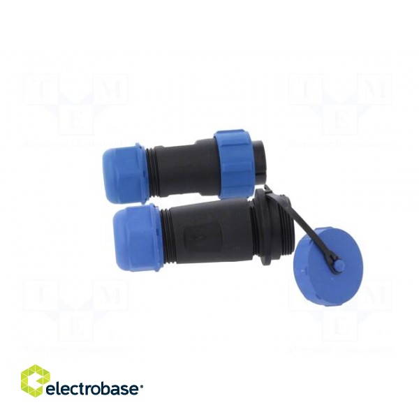 Connector: circular | male + female | PIN: 5 | 3A | IP67 | 500V image 7