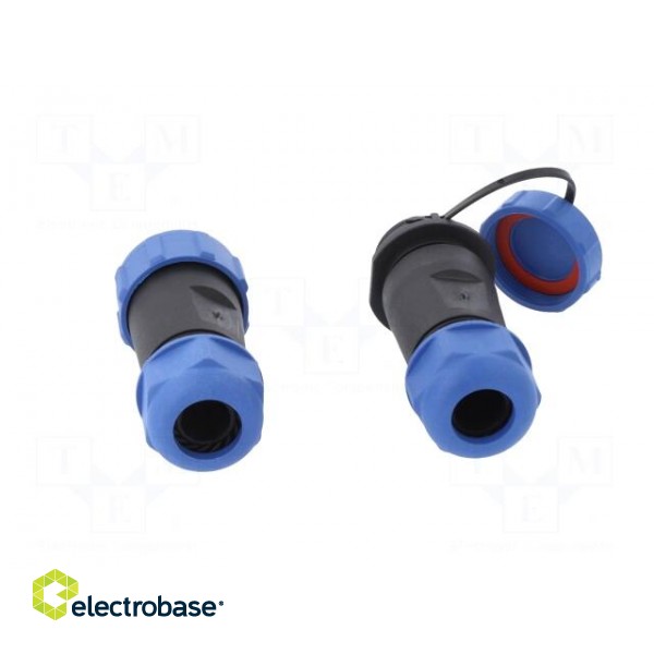 Connector: circular | male + female | PIN: 7 | 3A | IP67 | 500V image 5