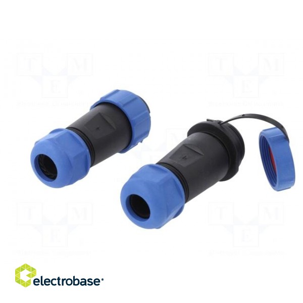 Connector: circular | male + female | PIN: 7 | 3A | IP67 | 500V image 6