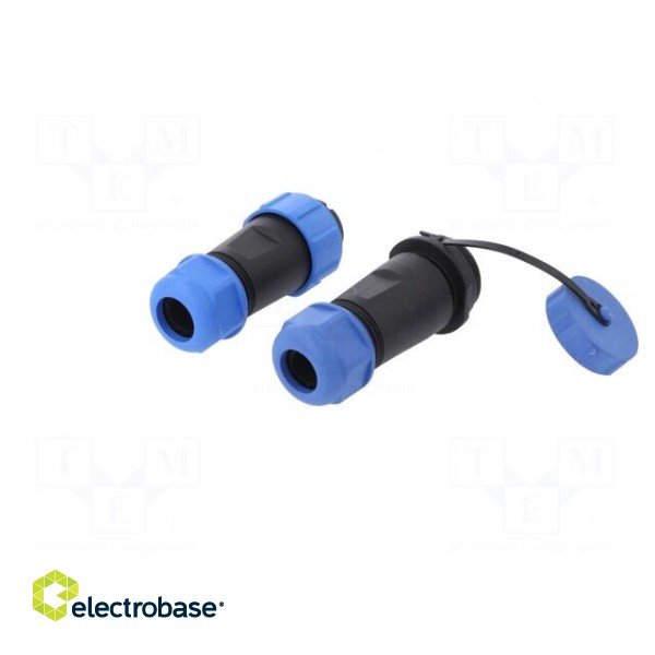 Connector: circular | male + female | PIN: 9 | 3A | IP67 | 500V image 6
