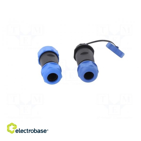 Connector: circular | male + female | PIN: 9 | 3A | IP67 | 500V image 5