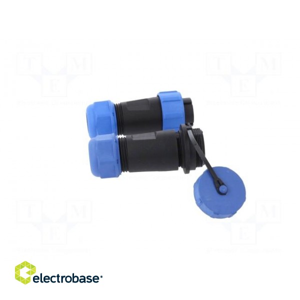 Connector: circular | male + female | PIN: 9 | 3A | IP67 | 500V image 7