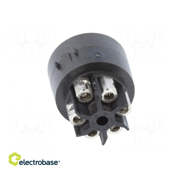 Connector: circular | contact insert | Mini Buccaneer | male | PIN: 6 image 5