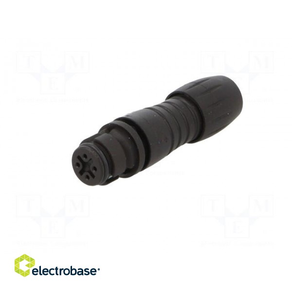 Connector: circular | plug | 620 | female | PIN: 4 | unshielded | 2.5A фото 2