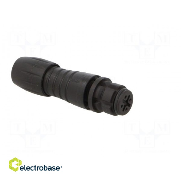 Connector: circular | plug | 620 | female | PIN: 4 | unshielded | 2.5A фото 8