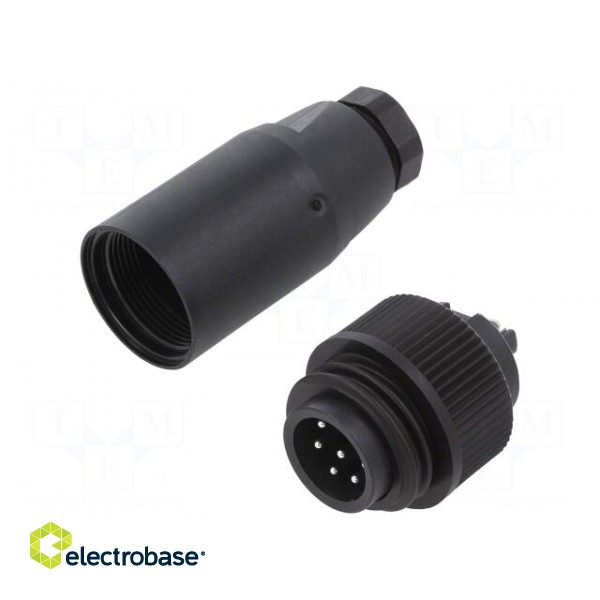 Connector: circular | plug | 692,693,RD24 | male | PIN: 7 | unshielded image 1