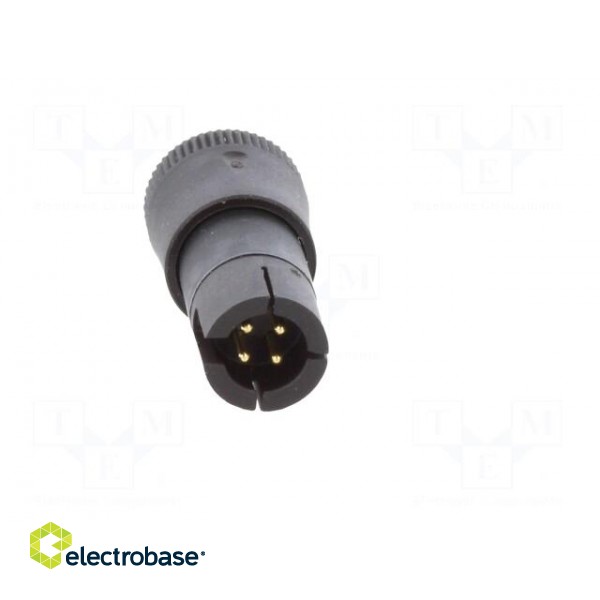 Connector: circular | plug | 719 | male | PIN: 4 | unshielded | 3A | IP40 image 9