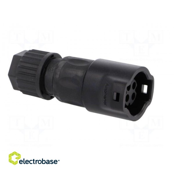 Plug | Connector: circular | CB | female | PIN: 4 | w/o contacts | IP67 image 8