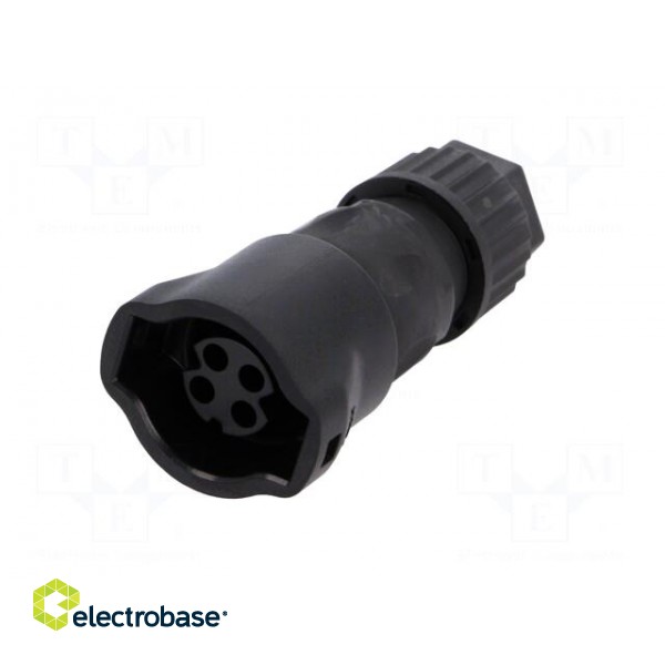 Connector: circular | plug | CB | female | PIN: 4 | w/o contacts | IP67 image 2