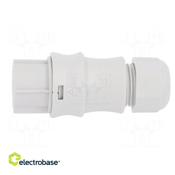 Plug | Connector: circular | female | PIN: 3 | silver plated | 20A | 250V image 3
