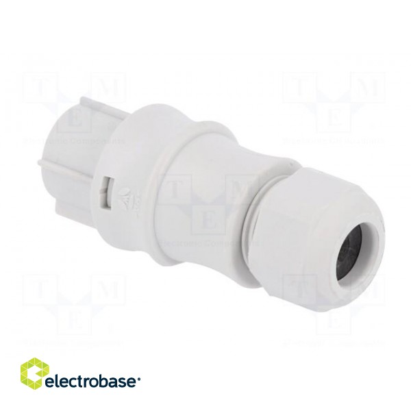 Plug | Connector: circular | female | PIN: 3 | silver plated | 20A | 250V image 4