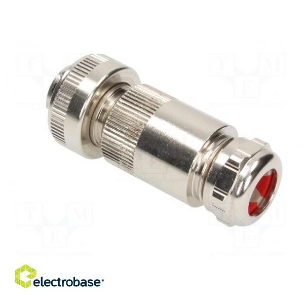 Connector: circular | plug | female | PIN: 7 | silver plated | IP65 image 4