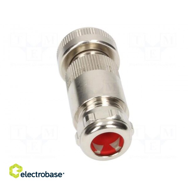 Connector: circular | plug | female | PIN: 7 | silver plated | IP65 image 5