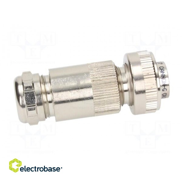 Plug | Connector: circular | female | PIN: 7 | silver plated | IP65 paveikslėlis 7