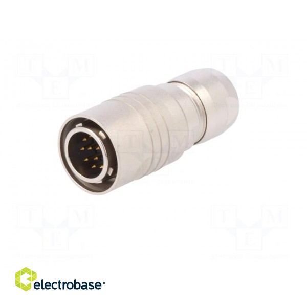 Connector: circular | HR10 | push-pull | plug | 2A | gold-plated | PIN: 12 image 2
