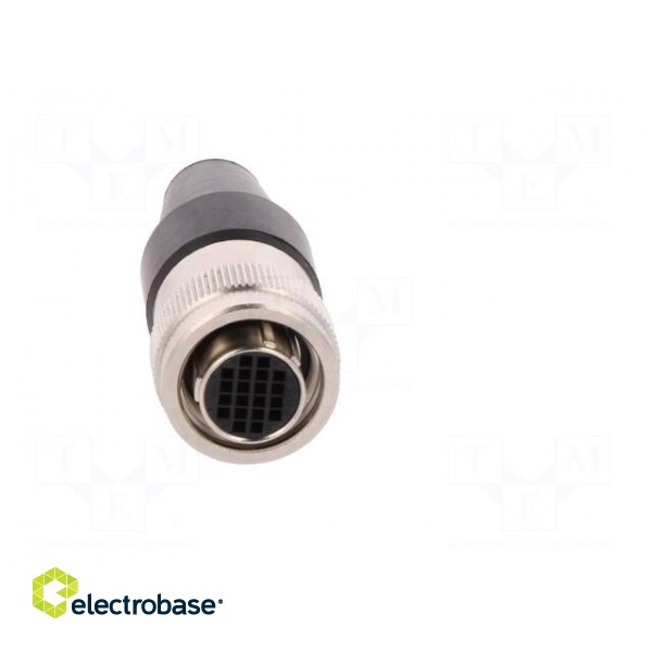 Connector: circular | plug | HR22 | female | PIN: 20 | w/o contacts | 2A image 9