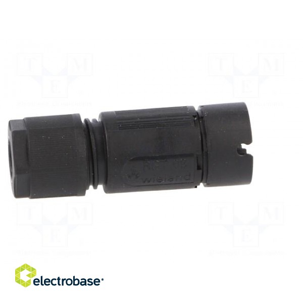 Connector: circular | plug | RST | male | PIN: 3 | silver plated | 8A | 250V image 7