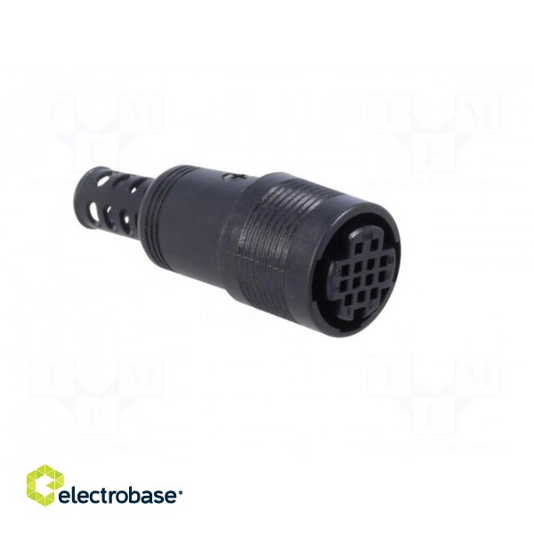 Plug | Connector: circular | RP13 | female | PIN: 13 | w/o contacts | 100V image 8