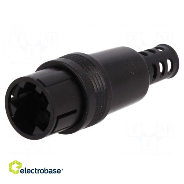 Plug | Connector: circular | RP13 | male | PIN: 13 | w/o contacts | 100V image 1