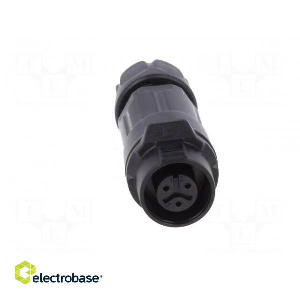 Plug | Connector: circular | size 12 | 02 | female | PIN: 3 | for latch image 9