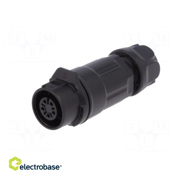Connector: circular | plug | size 12 | 02 | female | PIN: 5 | for latch image 2