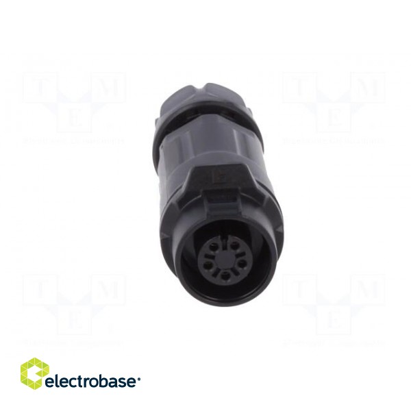 Connector: circular | plug | size 12 | 02 | female | PIN: 5 | for latch image 9