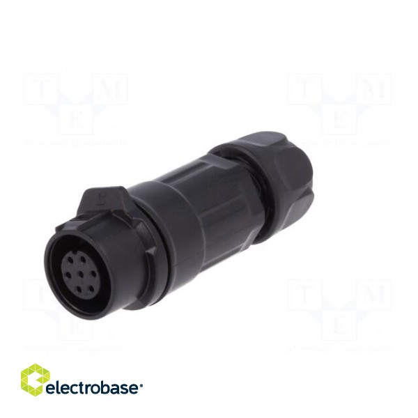 Connector: circular | plug | size 12 | 02 | female | PIN: 7 | for latch image 2