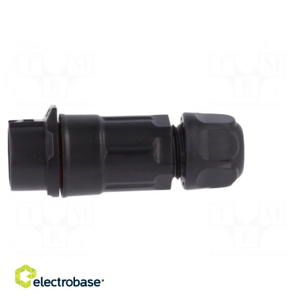 Connector: circular | plug | size 12 | 02 | female | PIN: 7 | for latch image 3