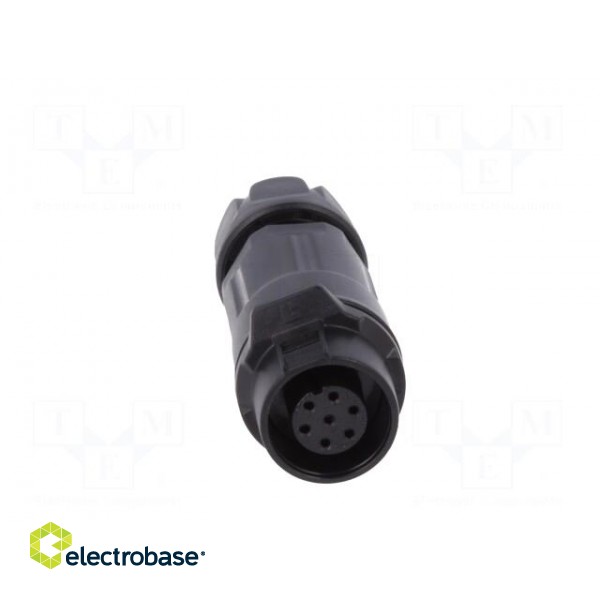 Plug | Connector: circular | size 12 | 02 | female | PIN: 7 | for latch image 9