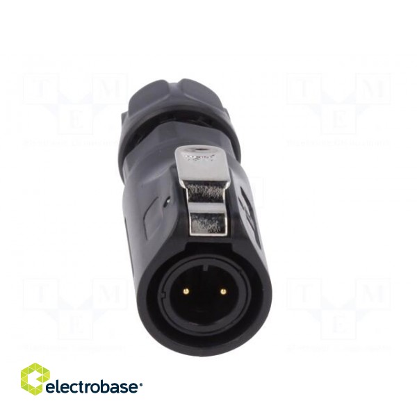 Plug | Connector: circular | size 12 | 02 | male | PIN: 2 | with latch image 9