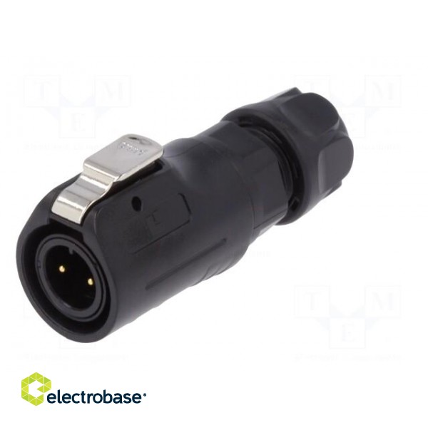 Plug | Connector: circular | size 12 | 02 | male | PIN: 2 | with latch image 2