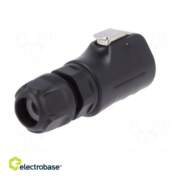 Connector: circular | plug | size 12 | 02 | male | PIN: 3 | with latch image 6