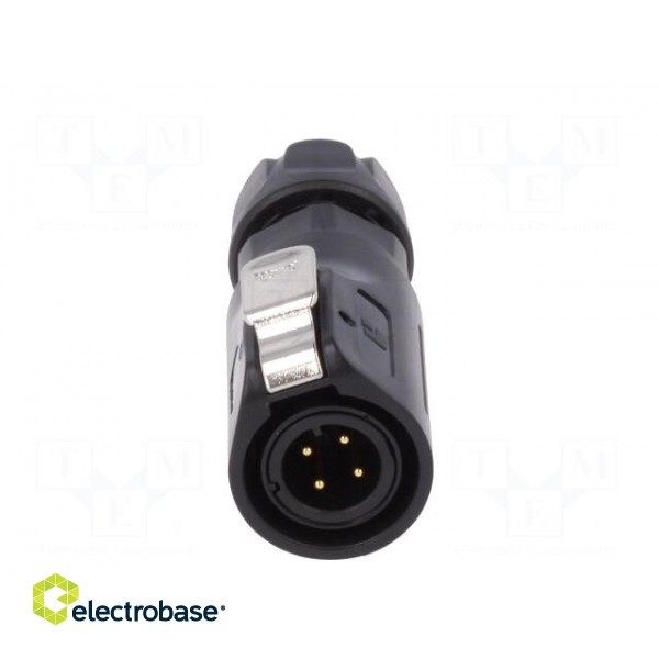 Plug | Connector: circular | size 12 | 02 | male | PIN: 4 | with latch image 9