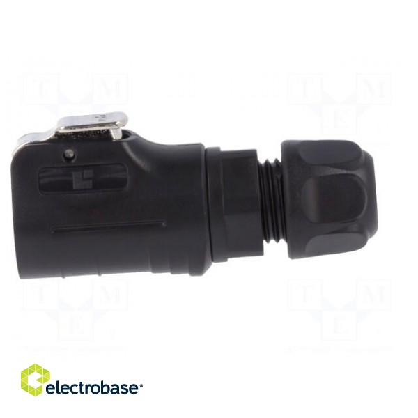 Plug | Connector: circular | size 12 | 02 | male | PIN: 4 | with latch image 3