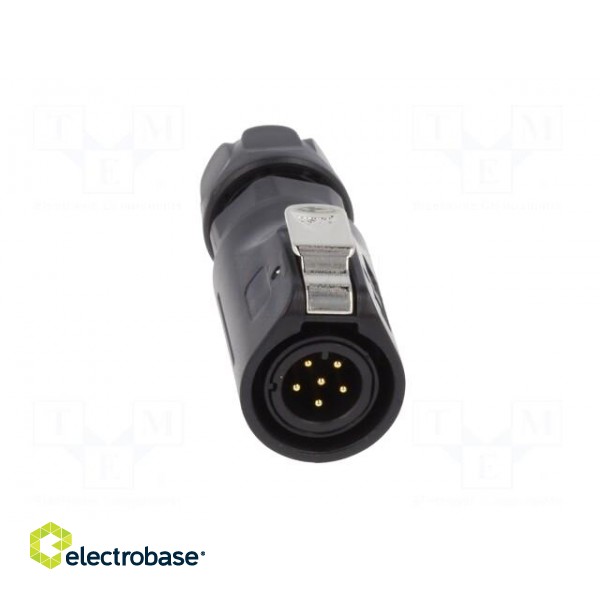 Plug | Connector: circular | size 12 | 02 | male | PIN: 6 | with latch image 9