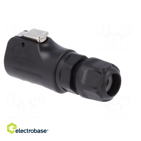 Connector: circular | plug | size 12 | 02 | male | PIN: 7 | with latch image 4