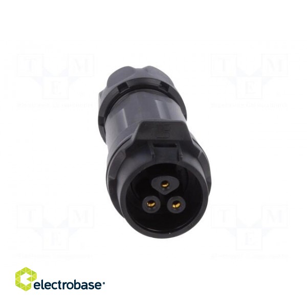 Plug | Connector: circular | size 16 | 02 | female | PIN: 3 | for latch фото 9