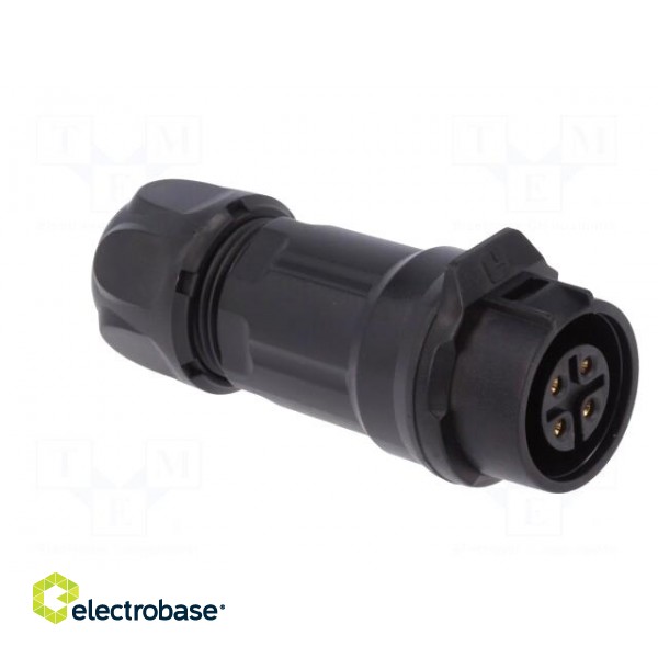 Connector: circular | plug | size 16 | 02 | female | PIN: 4 | for latch image 8
