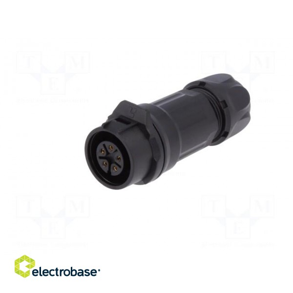 Connector: circular | plug | size 16 | 02 | female | PIN: 5 | for latch image 2