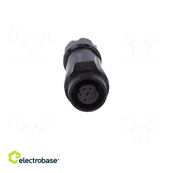 Plug | Connector: circular | size 16 | 02 | female | PIN: 7 | for latch image 9