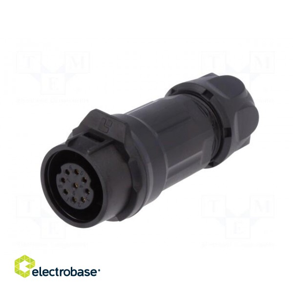 Connector: circular | plug | size 16 | 02 | female | PIN: 9 | for latch image 2
