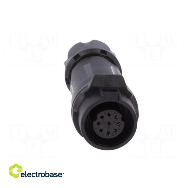 Connector: circular | plug | size 16 | 02 | female | PIN: 9 | for latch image 9