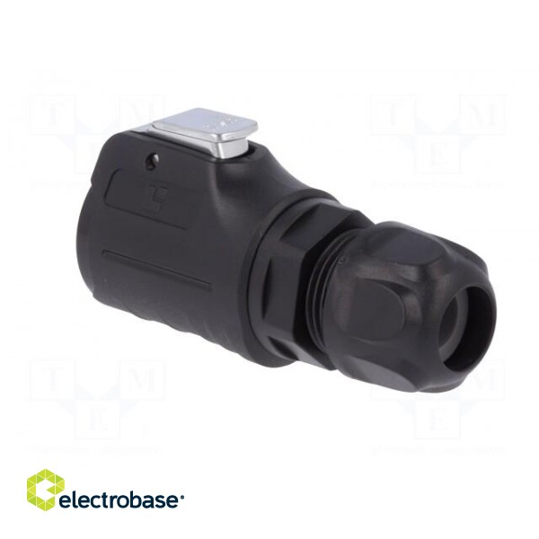 Connector: circular | plug | size 16 | 02 | male | PIN: 3 | with latch image 4